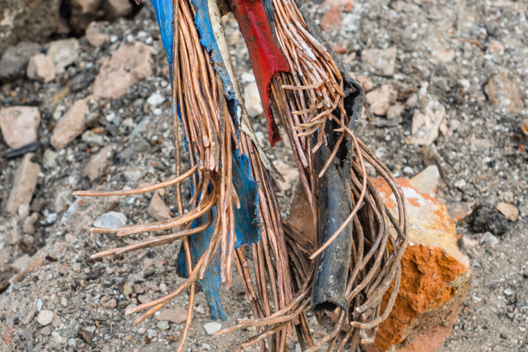 Armoured cable recycling Armoured cable recycling