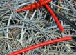 Waste transfer note completed during a site cable collection